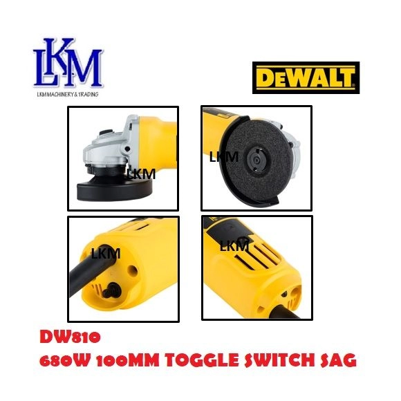 [DEWALT] DW810 / DWE8100S 680W / 720W HEAVY DUTY SMALL ANGLE GRINDER