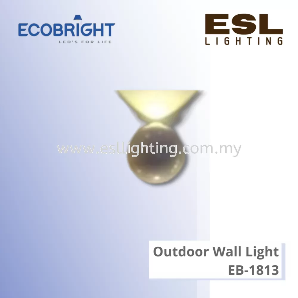 ECOBRIGHT Outdoor Wall Light - 3W*1 - EB-1813 IP54