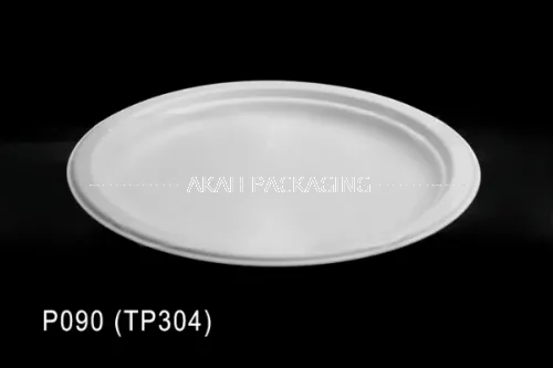 8.6” BAGASSE ROUND PLATE - P090 [TP 304]