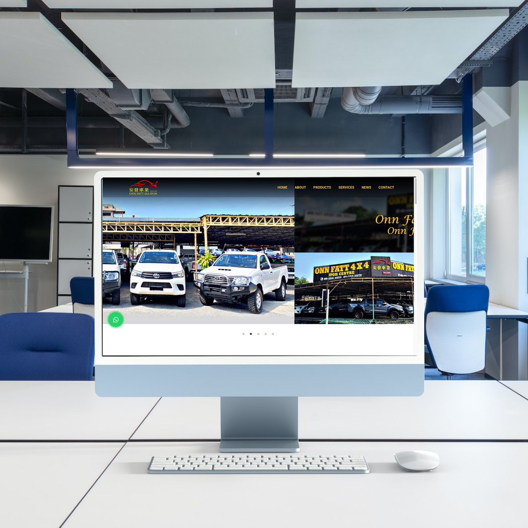 Kajian Kes Reka Bentuk Laman Web & SEO Onn Fatt Credit Sdn Bhd | Second Hand Car Dealerships Ipoh di Perak