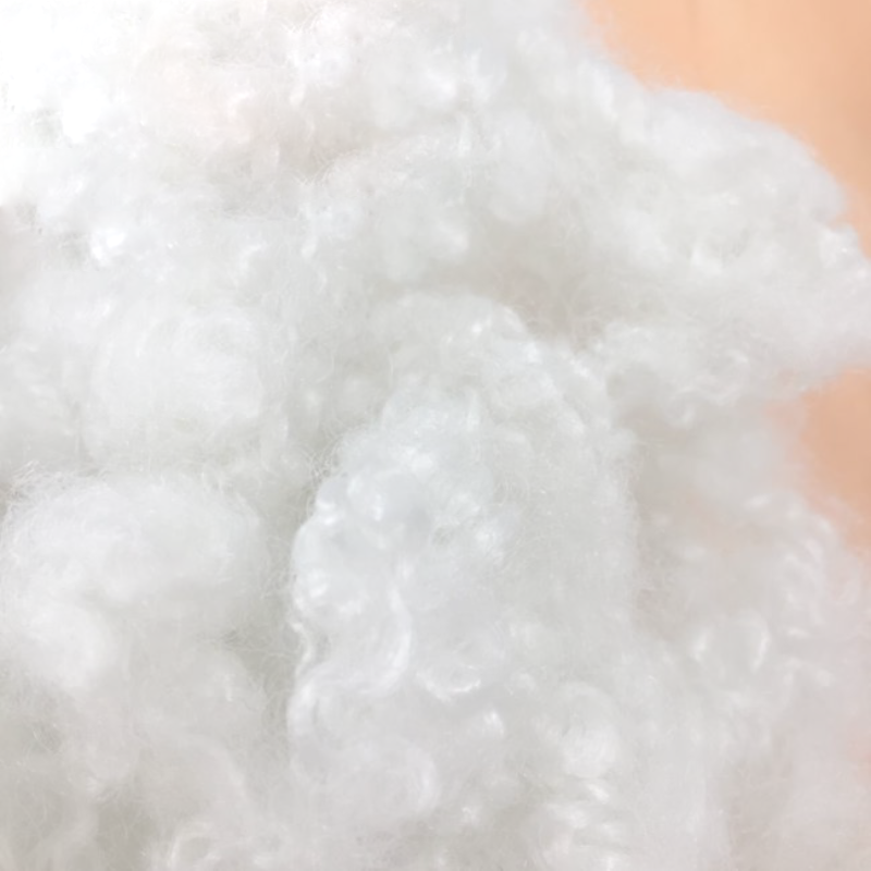 15D 64mm HCS Recycle Polyester Fibre Filling Pillow Material