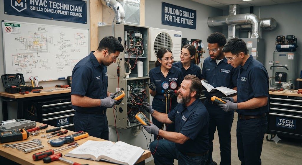 HVAC technician skills development course