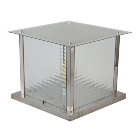 MODERN GLASS PILLAR LIGHT OUTDOOR GATE LAMP  - 7778