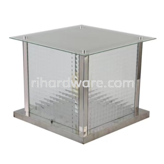 MODERN GLASS PILLAR LIGHT OUTDOOR GATE LAMP - 7778