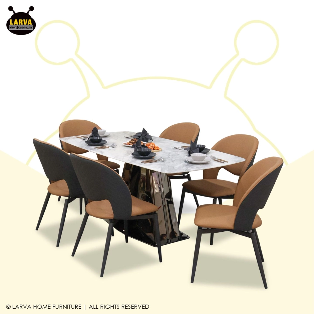 Mahriah Dining Table + Nilson Dining Chair