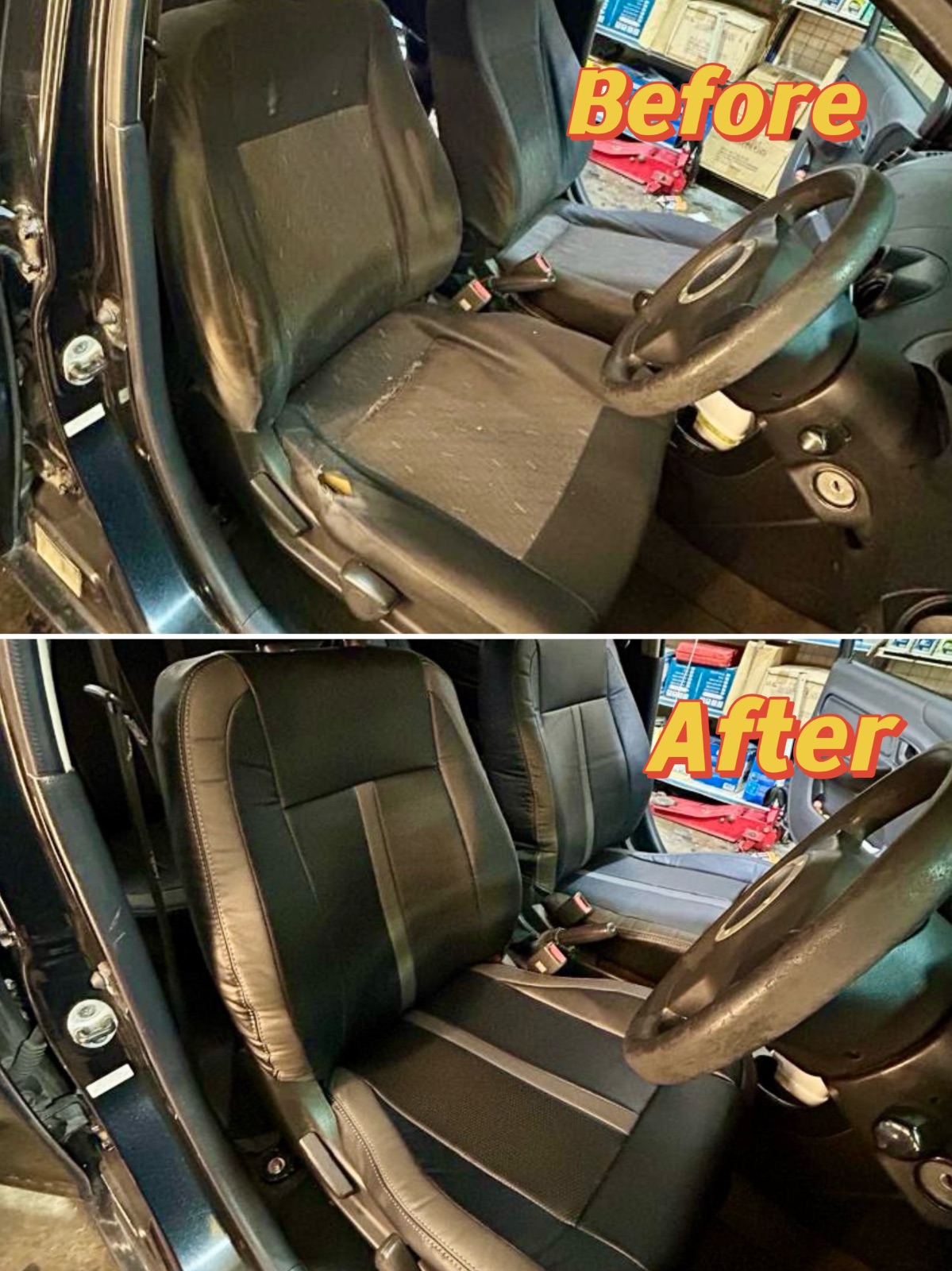 PU LEATHER CAR SEAT CUSHION