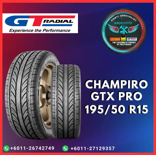 GT RADIAL CHAMPIRO GTX PRO 195/50R15