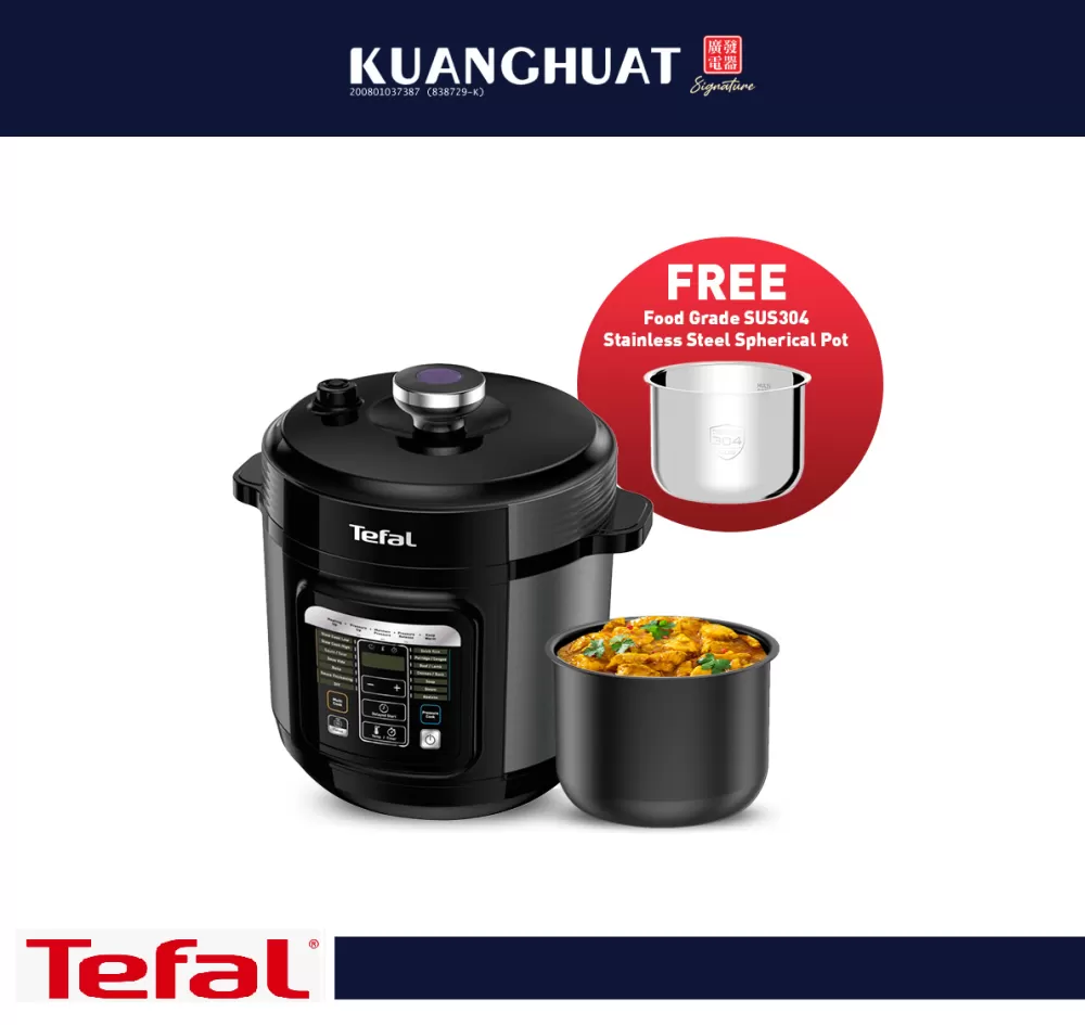 TEFAL Home Chef Smart Multi Cooker + Inner Pot (6L) CY601D65 + XA622D