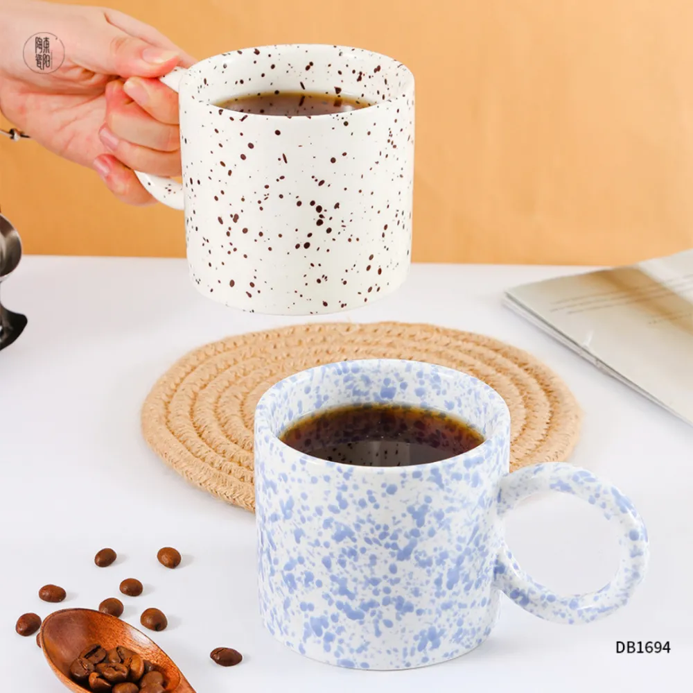 Porcelain Splash Ink Coffee Mug