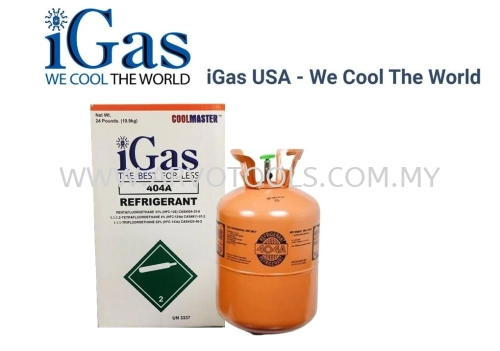 REFRIGERANT GAS R404A (10.9KG/CAN) - BRAND iGAS