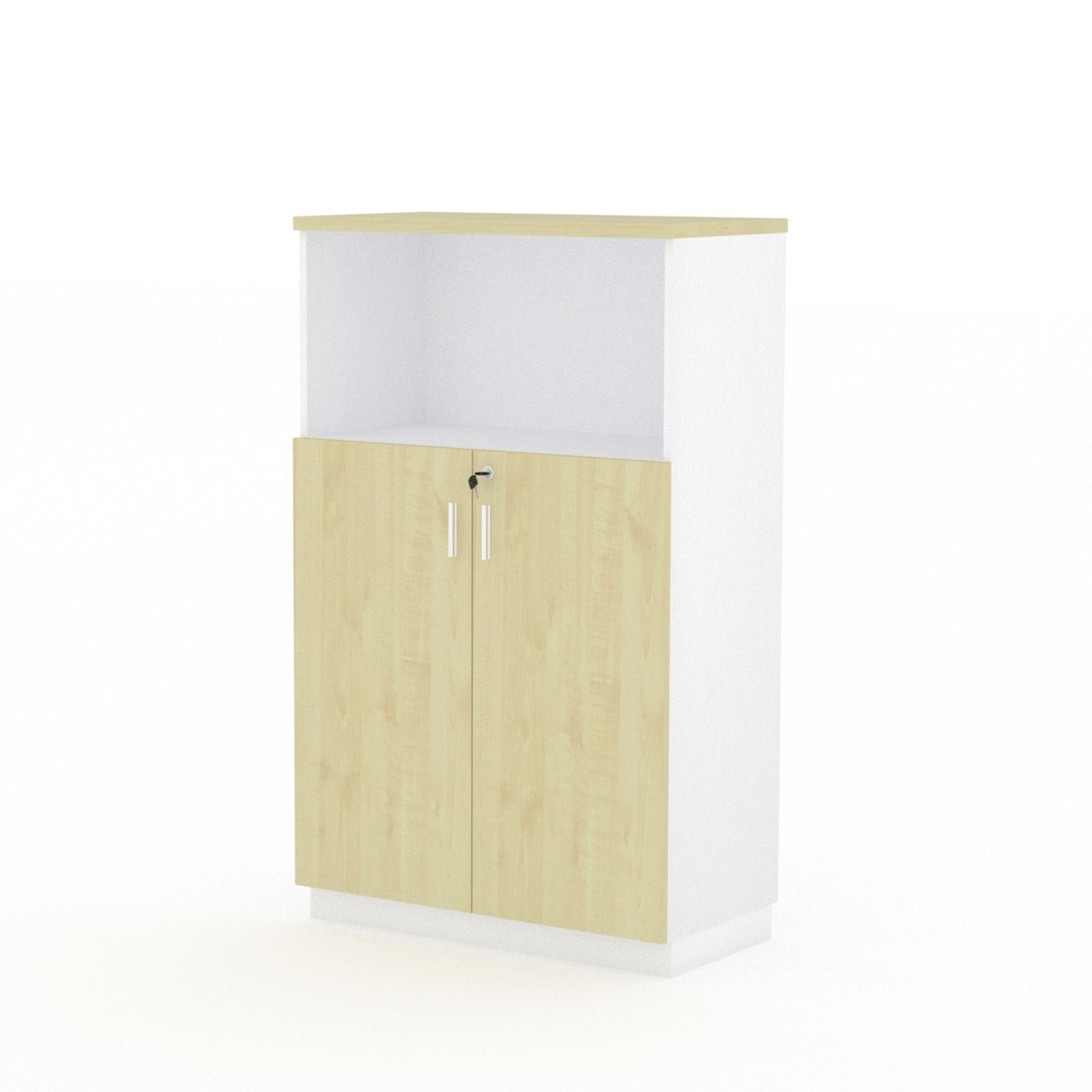 Open Shelf + Medium Back Medium Cabinet