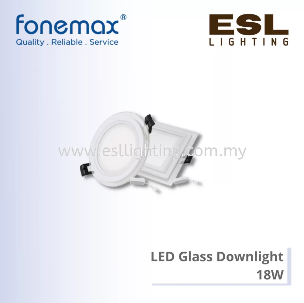 FONEMAX LED Glass Downlight 18W - 200R