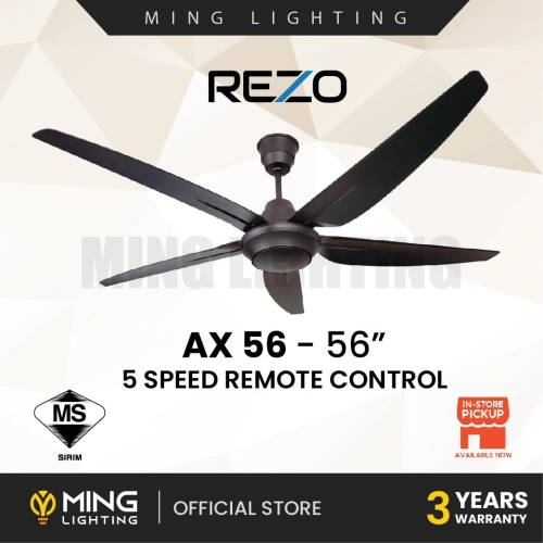 REZO Ceiling Fan AX56 Classic Series 56"