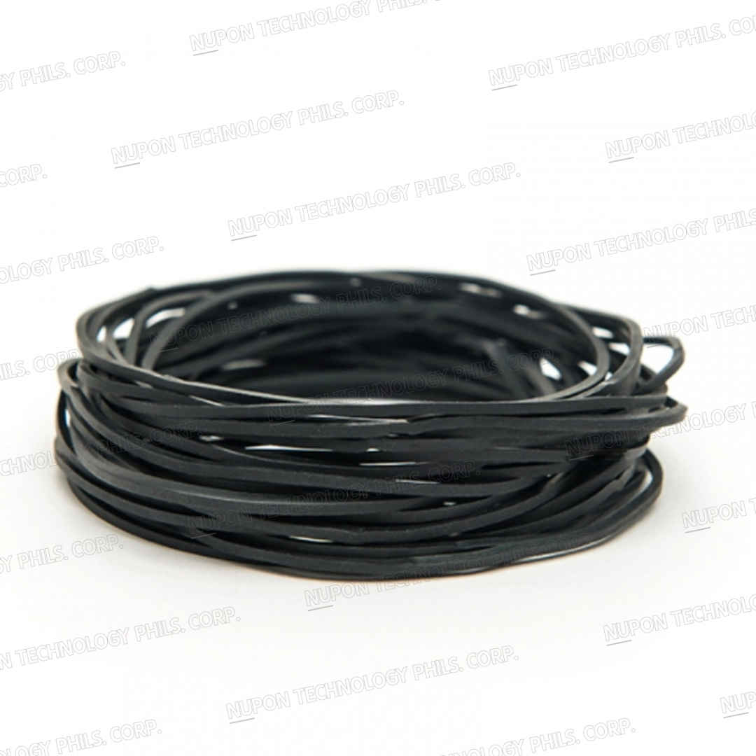 Black Conductive Rubber Band