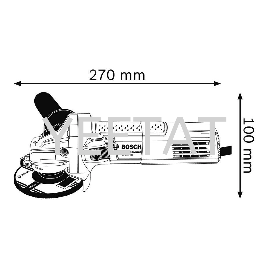 [ BOSCH ] HAMMER DRILL GBH 2-24 DRE + GRINDER GWS 750-100