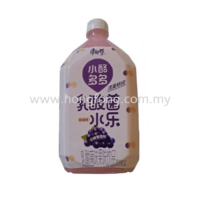 KANG SHI FU 1L-YOGURT DRINK-BLK GRAPE康师傅 小酪多多 乳酸菌水乐 巨峰葡萄(12*1L)