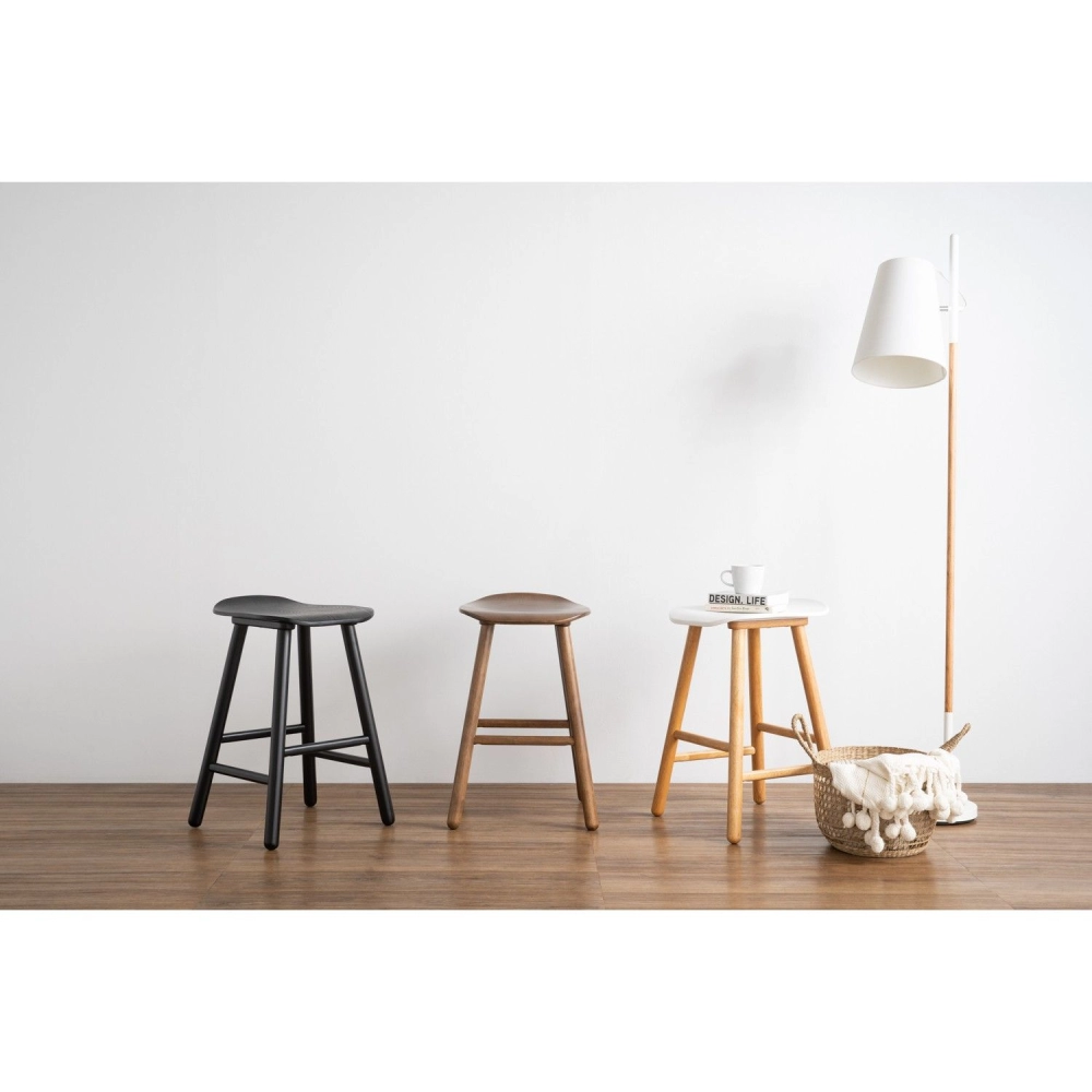 Hetty Barstool - White (60cm Seat Height)