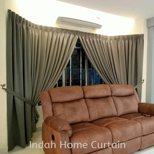 Installation Curtain at Semi-D Lorong Samarinda 35B 