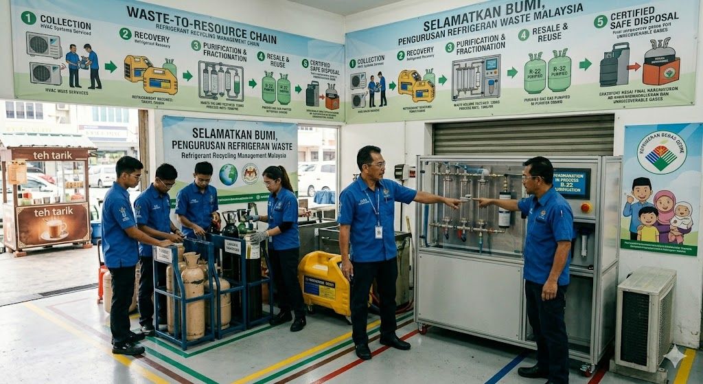 refrigerant waste recycling management Malaysia