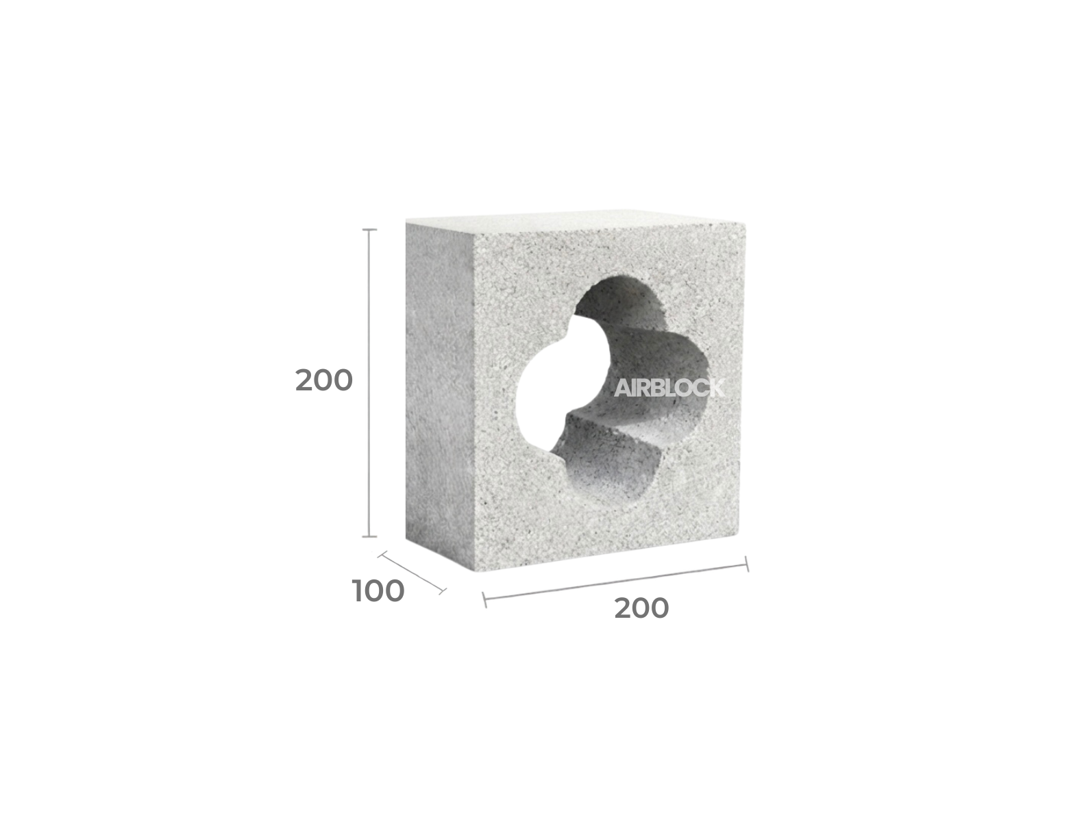 Airblock Clover Arc Ventilation Block - AB#004