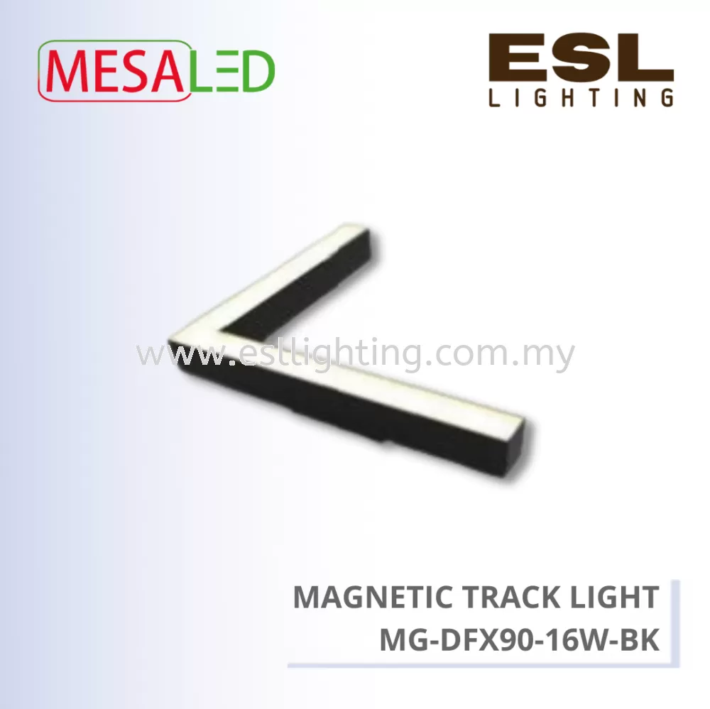 MESALED MAGNETIC TRACK LIGHT 16W - MG-DFX90-16W-BK
