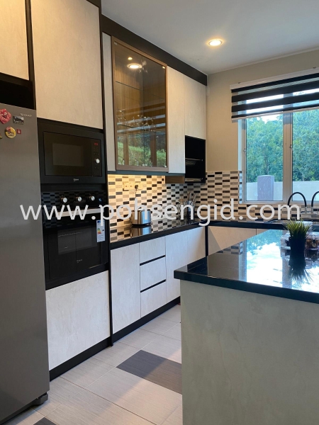 Melamine Kitchen Cabinet #GREEN STREET HOMES  Kitchen Seremban, Negeri Sembilan (NS), Malaysia Renovation, Service, Interior Design, Supplier, Supply | Poh Seng Furniture & Interior Design