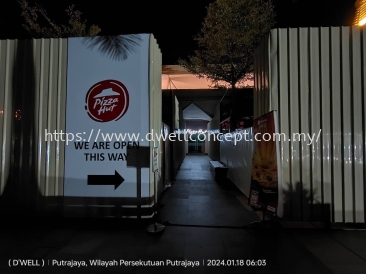 PIZZAHUT OUTDOOR HOARDING BANNER AT PUTRAJAYA | SELANGOR | MALAYSIA | KLIA