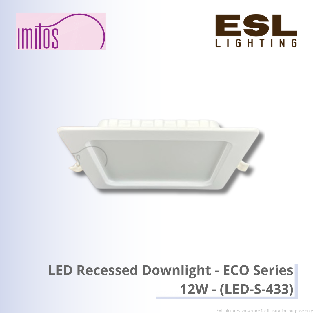 IMITOS LED Recessed Downlight (ECO Series) 12W - LED-S-433