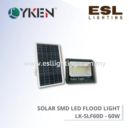 SOLAR SMD LED FLOOD LIGHT - LK-SLF60D 1375lm