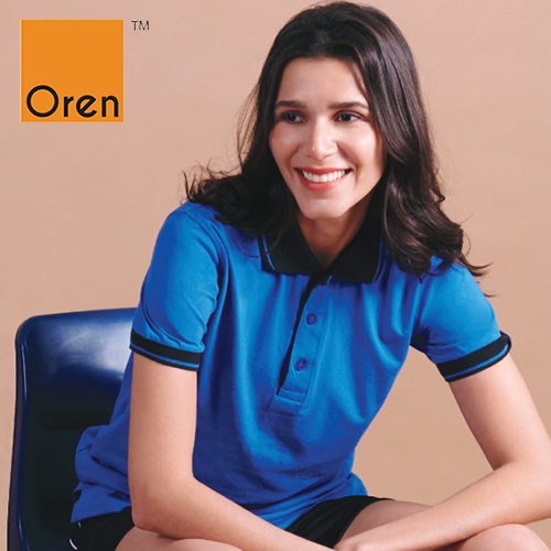 Polo-Collar T-Shirt-Single Jersey-Unisex - SJ01 (Short Sleeve)