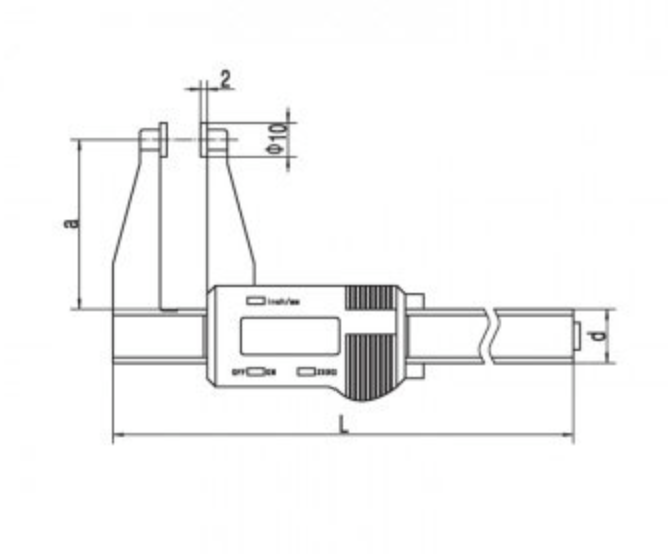 GUANGLU Digital display plate thickness calipers