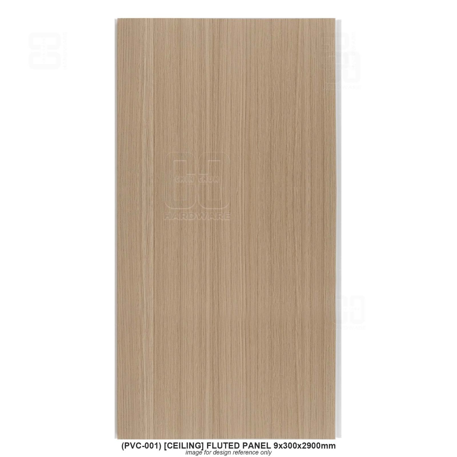 (PVC-001) CEILING FLUTED PANEL 9x300x5900mm