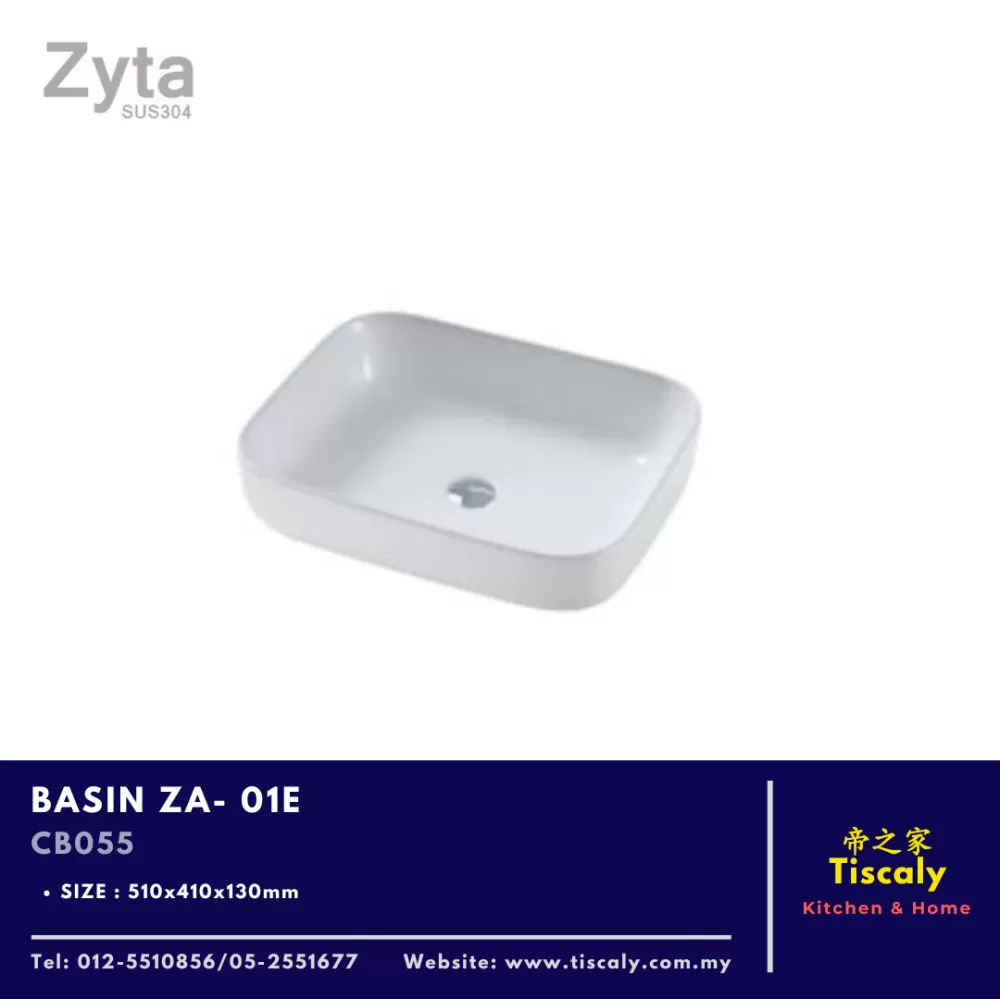 ZYTA COUNTER TOP BASIN ZA-01E CB055