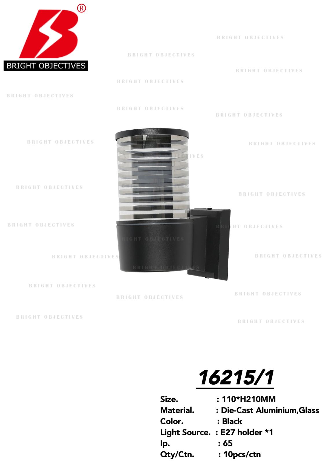 Outdoor Wall Lamp 16215/1 (using E27 bulb)