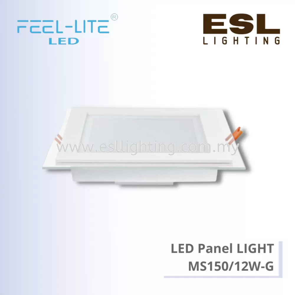 FEEL LITE LED RECESSED DOWNLIGHT SQUARE 12W - MS150/12W-G
