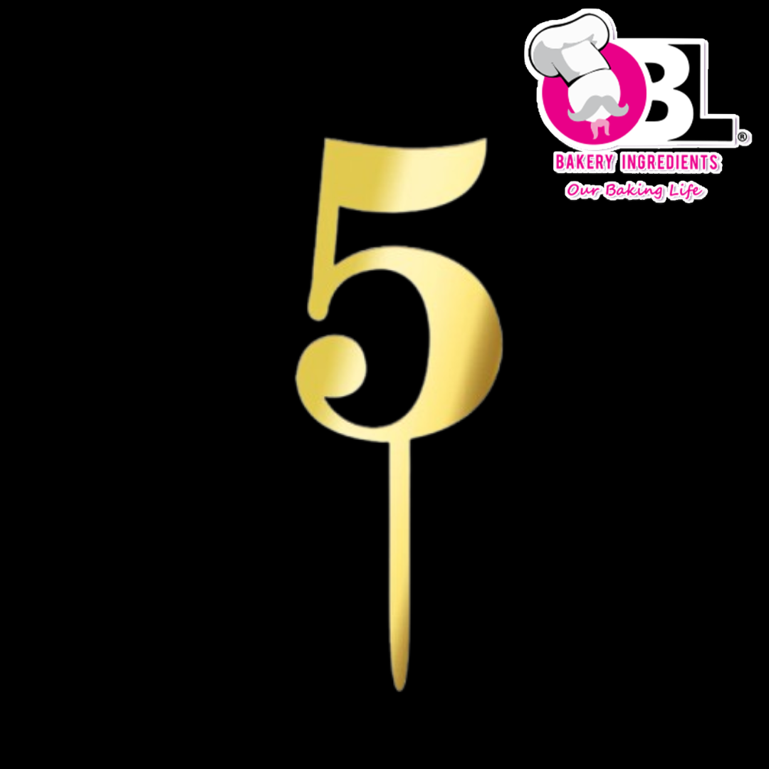 109389 ACRYLIC TOPPER NUMBER