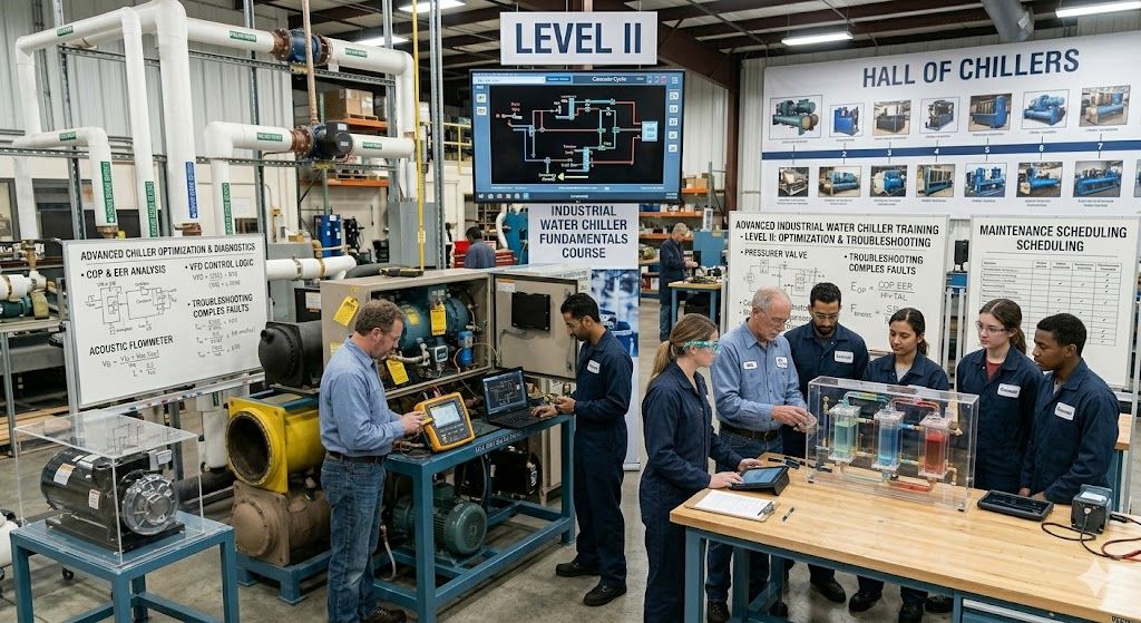 Industrial water chiller technology training