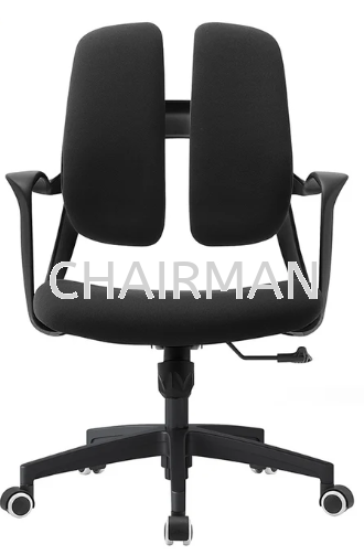 A28 Lowback Fabric Chair (Black)