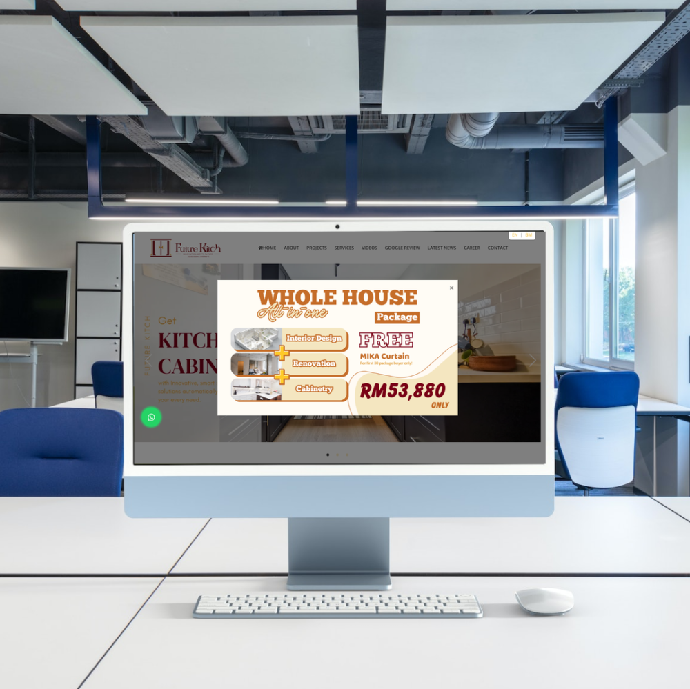 Interior Design & Renovation Contractor Web Design | SEO | Digital Marketing | Kuala Lumpur