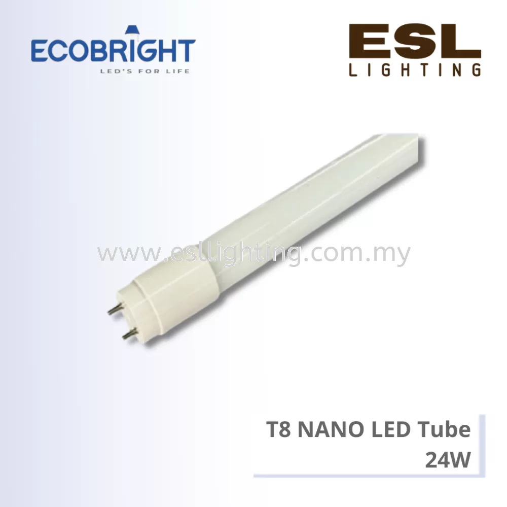 ECOBRIGHT T8 Nano LED Tube 24W - 20WT8G-NANO 4ft [SIRIM]