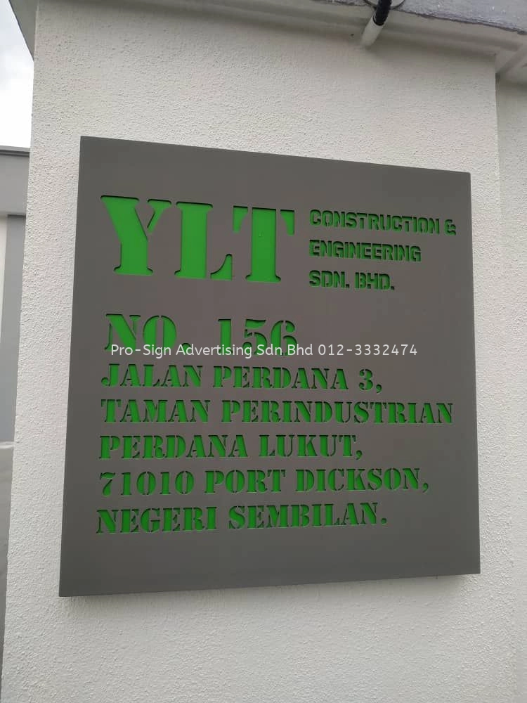 ALUMINIUM BOX UP AND LASER CUT OUT BOX (YLT, PORT DICKSON, 2020)