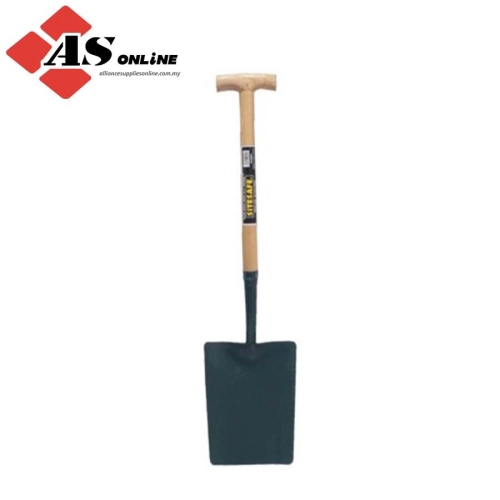 SITESAFE Carbon Manganese Steel, Shovel, Wood Handle T-Grip, 1000mm / Model: SSF5227781B