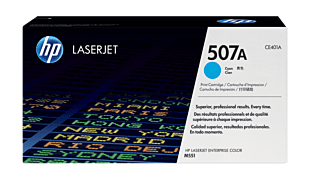 HP 507A Cyan Original LaserJet Toner Cartridge CE401A
