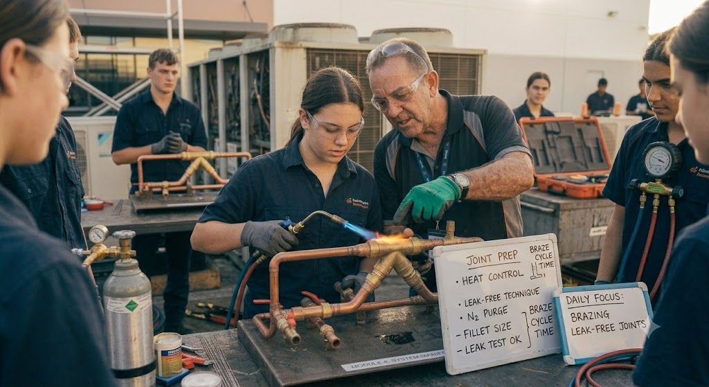 industrial HVAC brazing training course