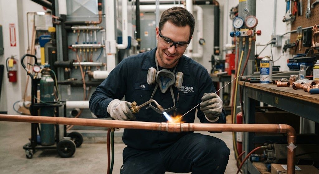 HVAC piping brazing standards