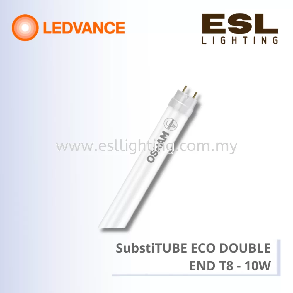 LEDVANCE SUBSTITUBE ECO DOUBLE END T8 G13 10W
