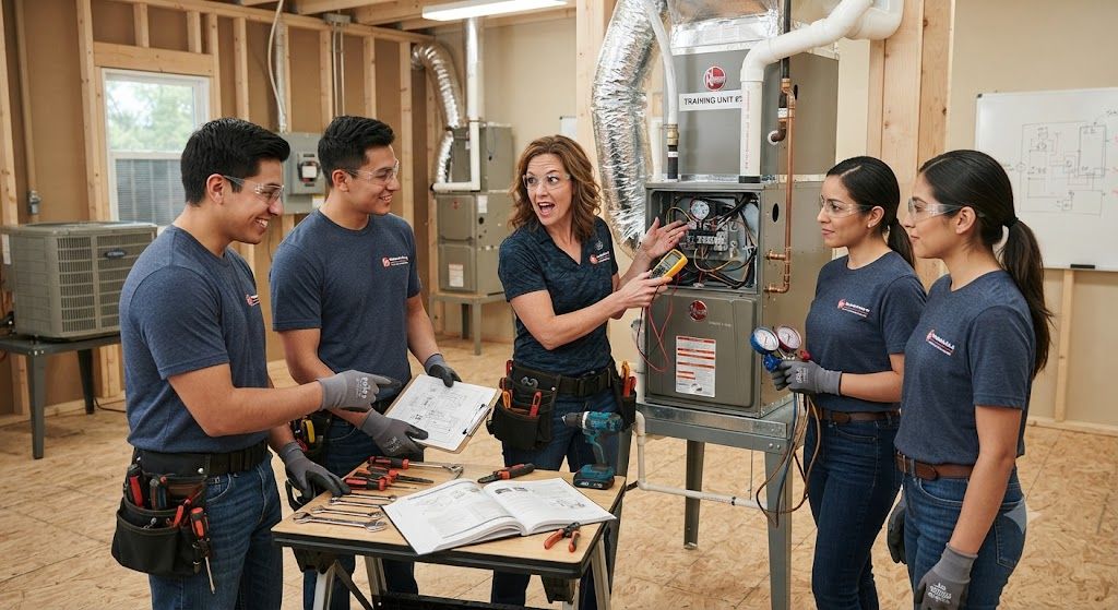 Residential HVAC installation training