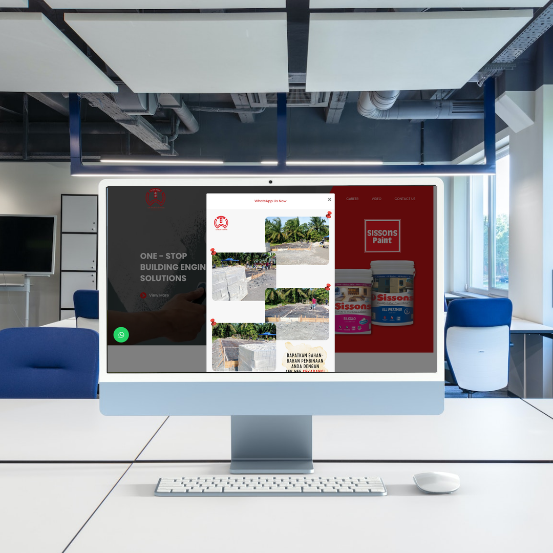 Pontian Building Materials Supplier Website Plan