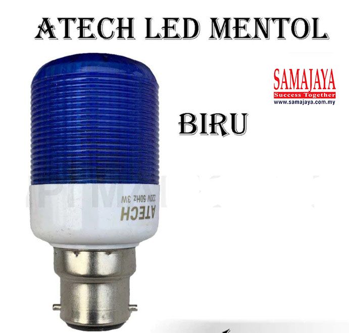 Atech B22 LED Bulb/ LED Dim Light/ LED Night Light/ LED Light Bulb/ LED Night Bulb (Blue)
