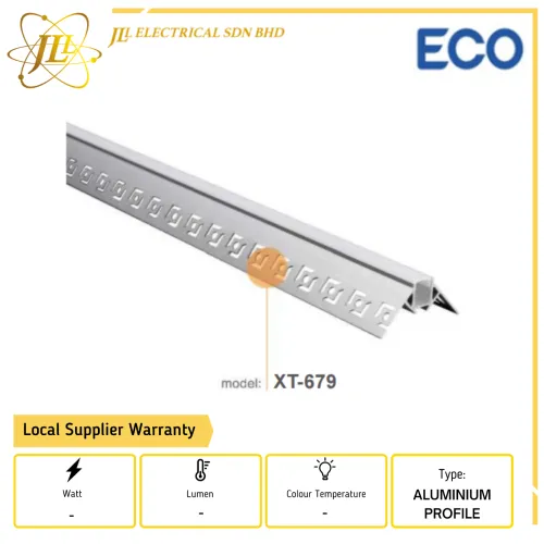 ECO XT-679 TRIMLESS RECESSED SERIES ALUMINIUM PROFILE FOR LED STRIPLIGHT